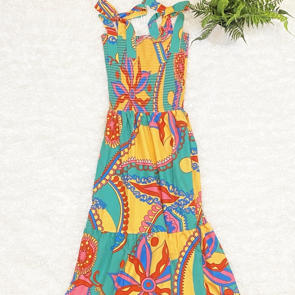 Smocked Maxi Dress